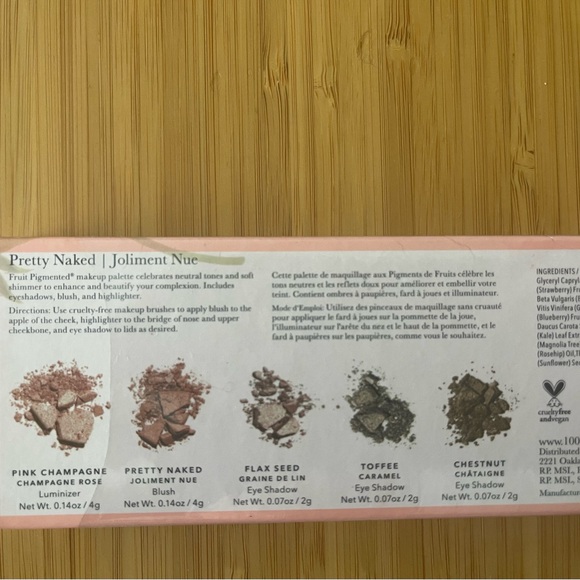 3 in 1 Pretty Naked palette luminizer, blush and 3 eye shadow color. - Picture 5 of 5